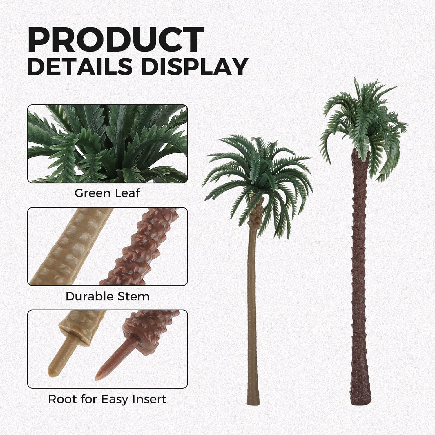 Yetaha 48 Piezas Árboles Modelo Palma de Coco Decoración