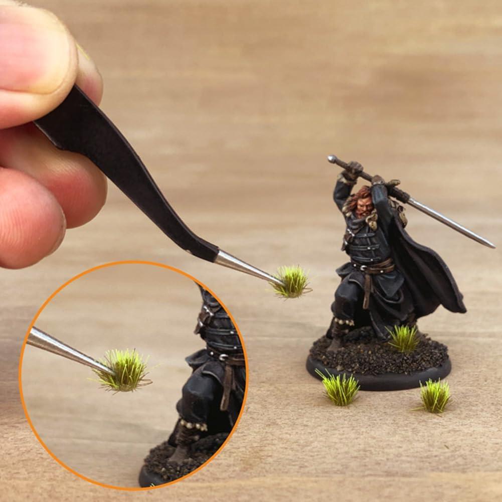 Caja de 208 Piezas de Césped Miniatura SOFPLATE para Diorama