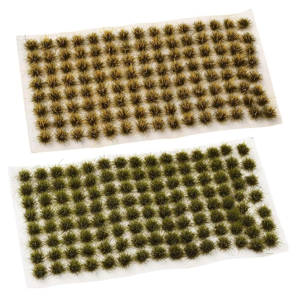 Caja 208Pcs Tufts de Césped Miniatura SOFPLATE para Diorama