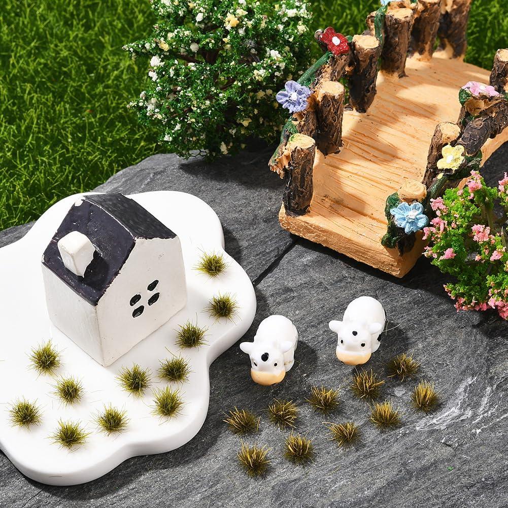 Caja 208Pcs Tufts de Césped Miniatura SOFPLATE para Diorama