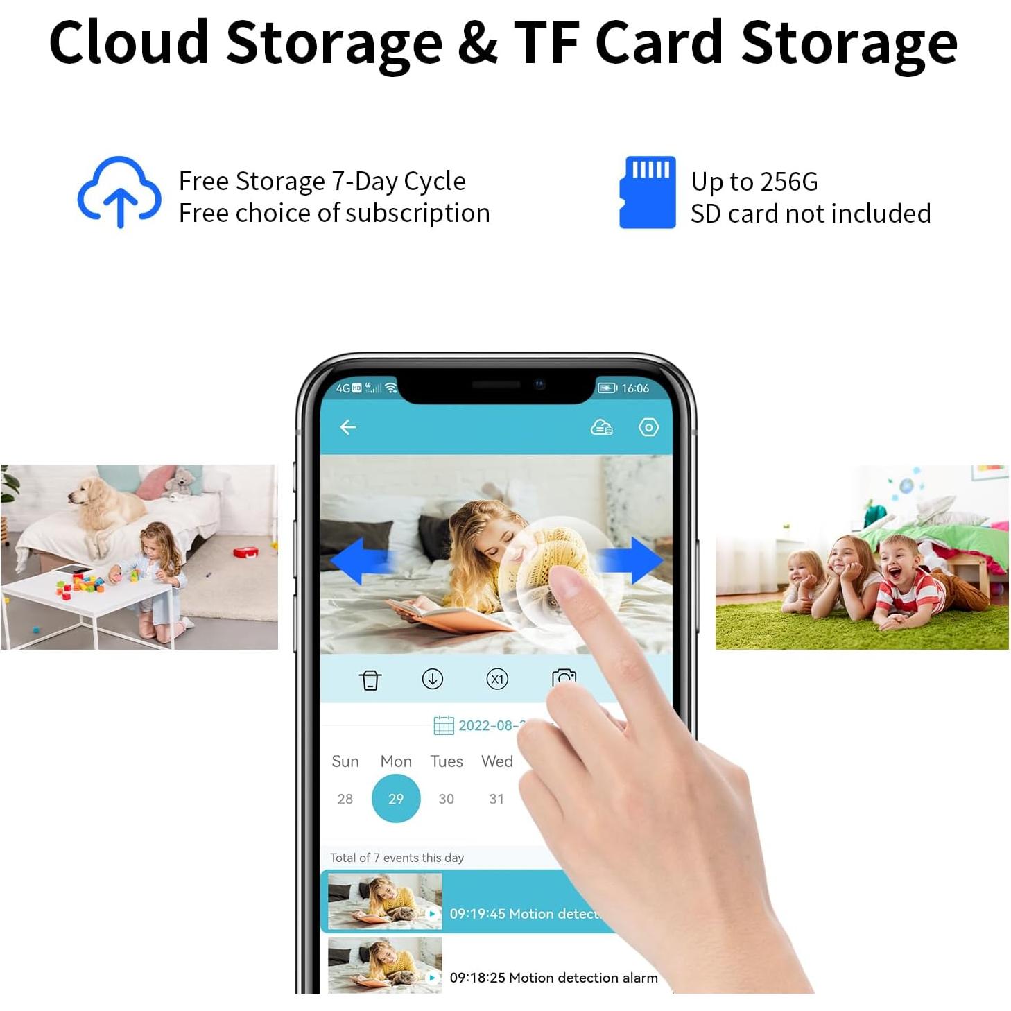Cámara para Mascotas VSTARCAM C38S-P 3MP WiFi con Láser