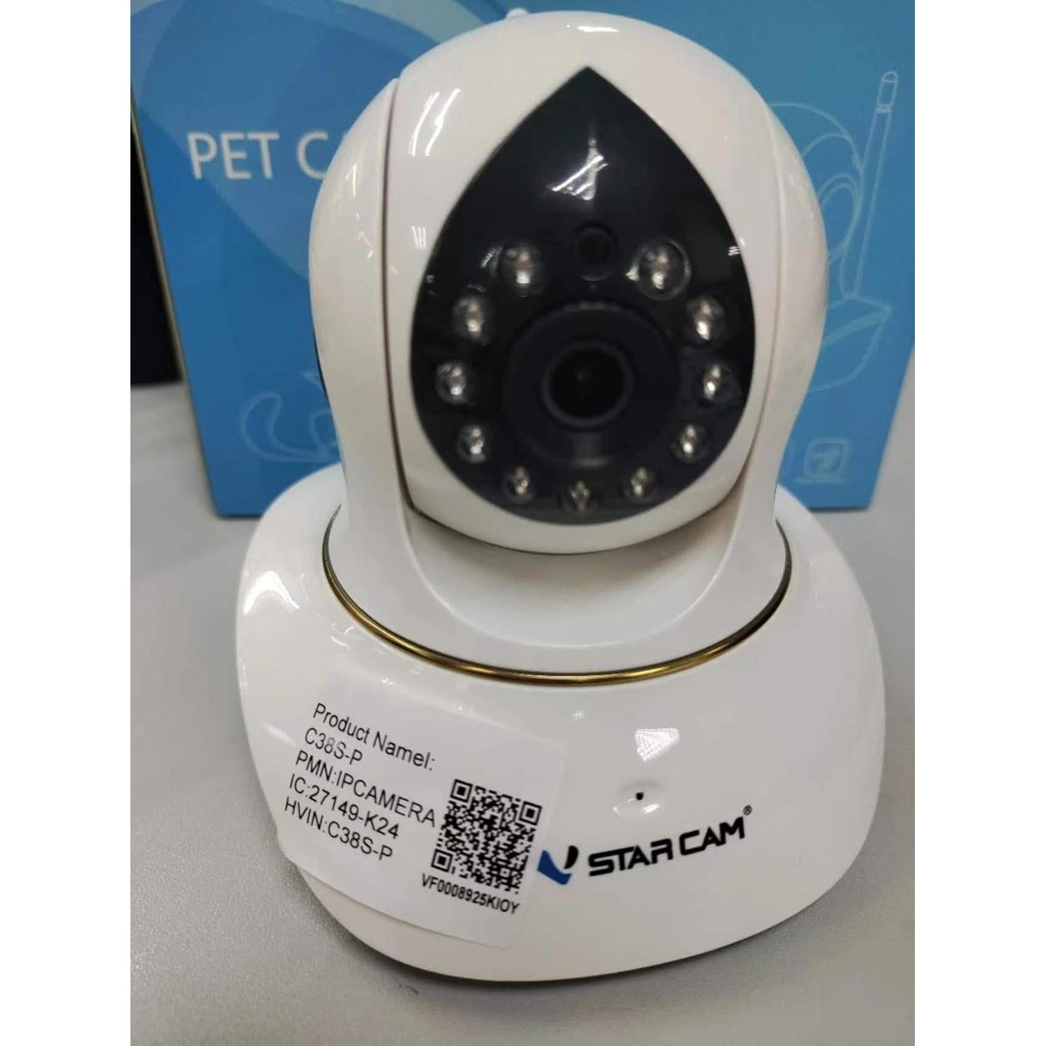 Cámara para Mascotas VSTARCAM C38S-P 3MP WiFi con Láser