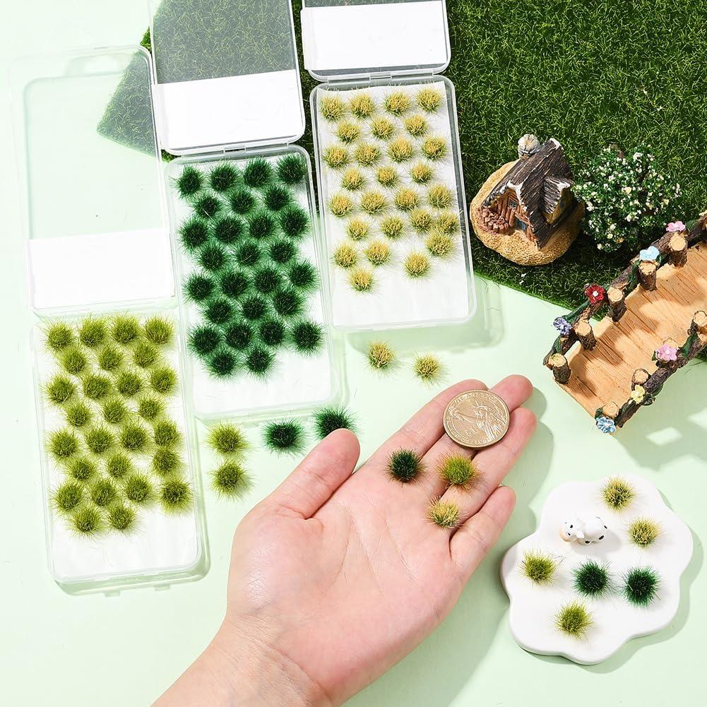 Set de Paisajismo SOFPLATE 96Pcs Tufts Miniatura Verde
