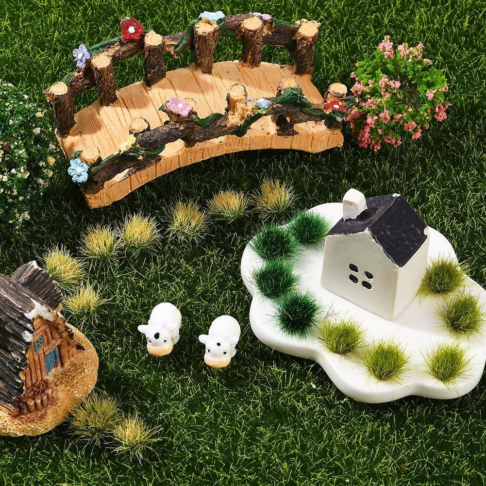 Set de Paisajismo SOFPLATE 96Pcs Tufts Miniatura Verde