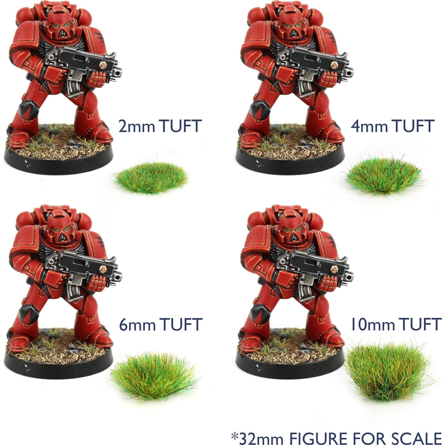 Tufts de Hierba Estática Autoadhesiva WWS 100x 6mm Muerta