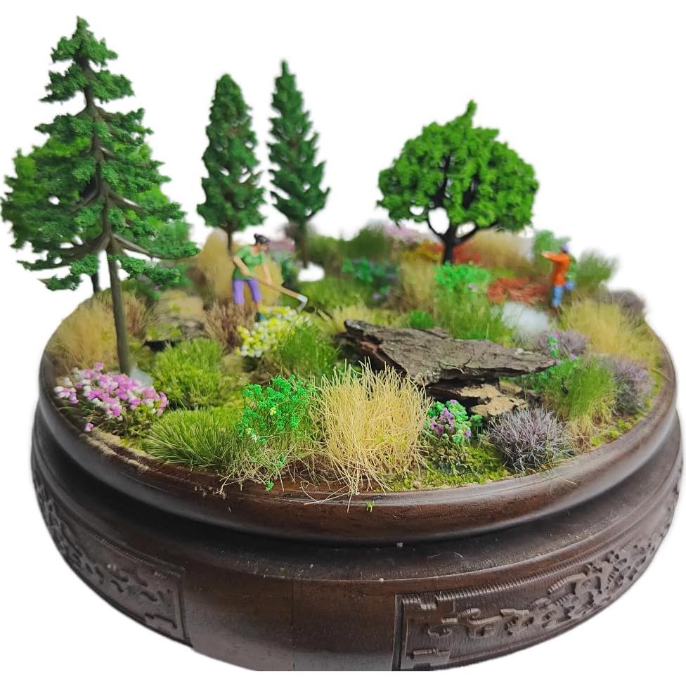 90 Piezas de Granos de Hierba Estática Gdeplok para Dioramas