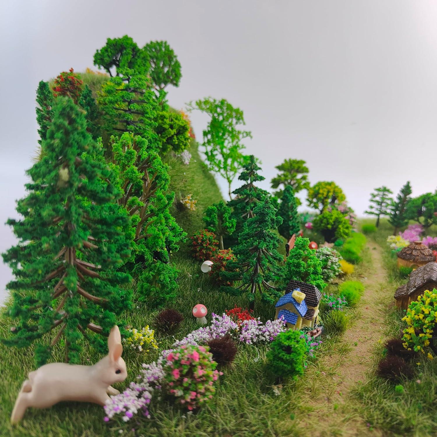 90 Piezas de Granos de Hierba Estática Gdeplok para Dioramas