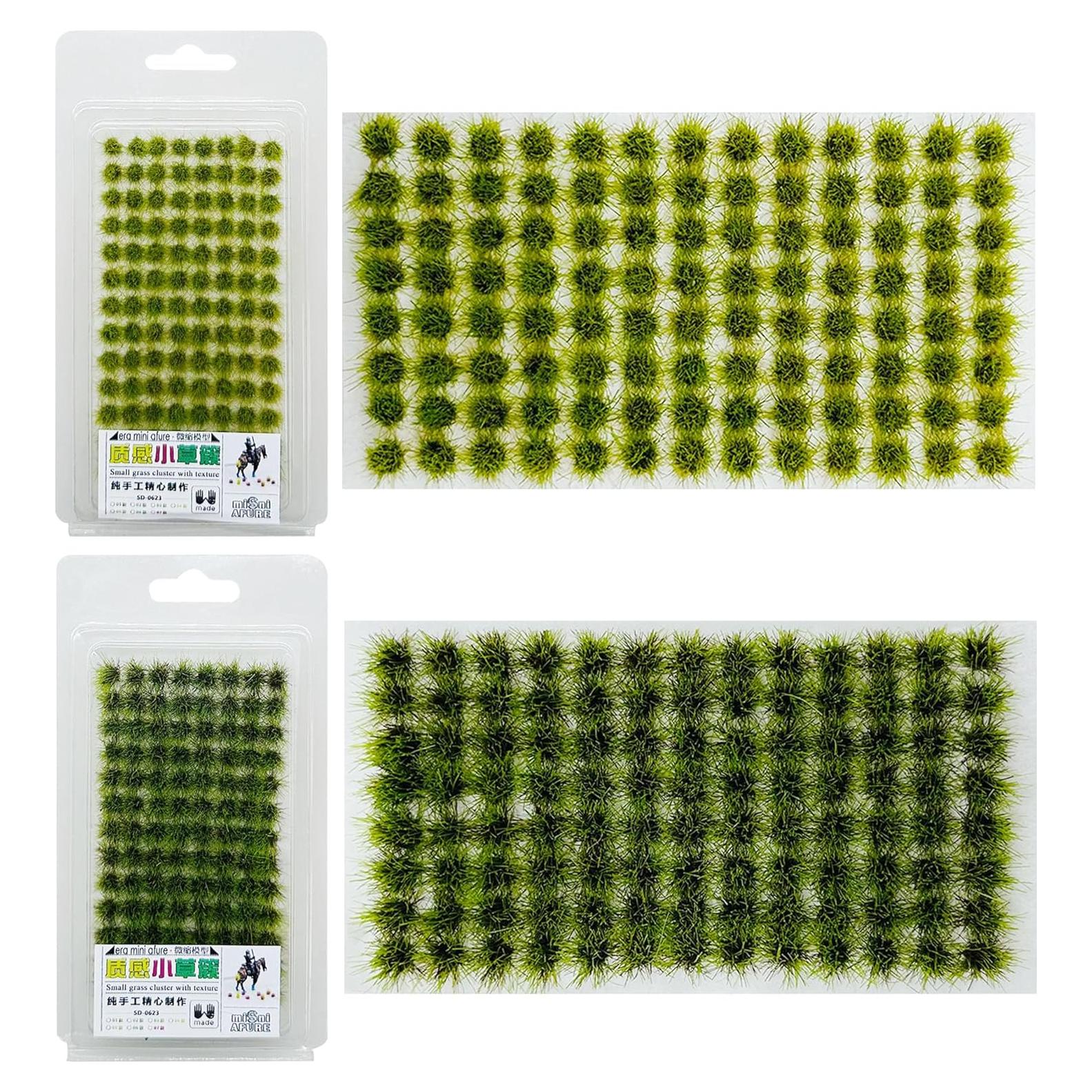 208 Grupos de Hierba Estática Attuslla para Modelos de Paisaje