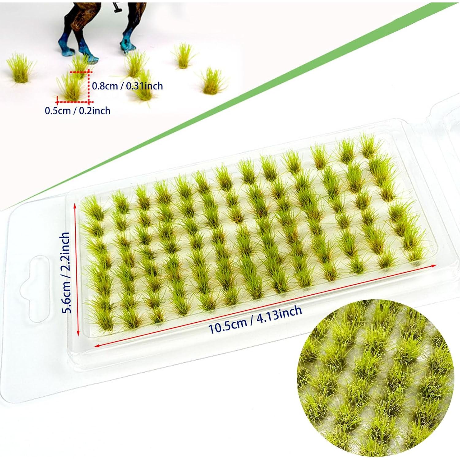 208 Grupos de Hierba Estática Attuslla para Modelos de Paisaje