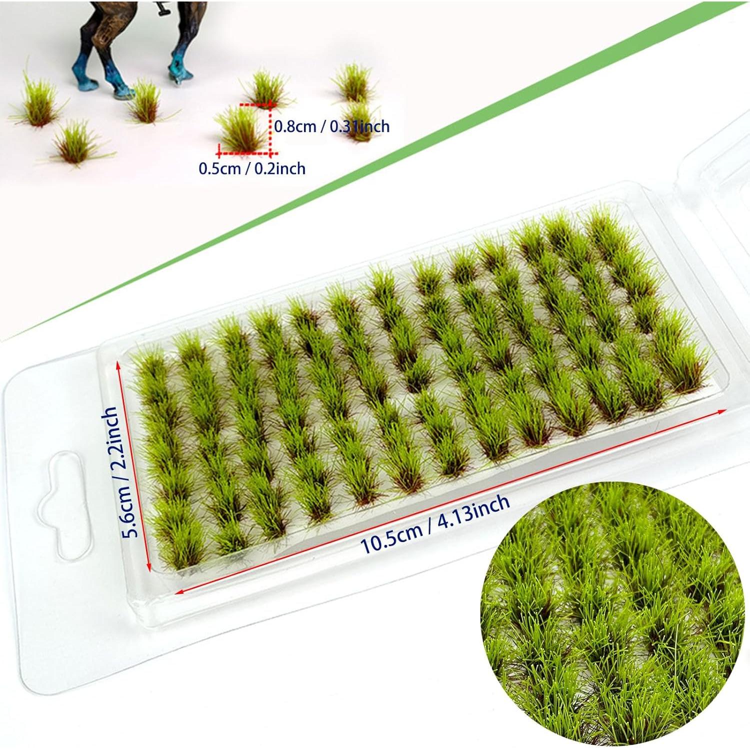 208 Grupos de Hierba Estática Attuslla para Modelos de Paisaje