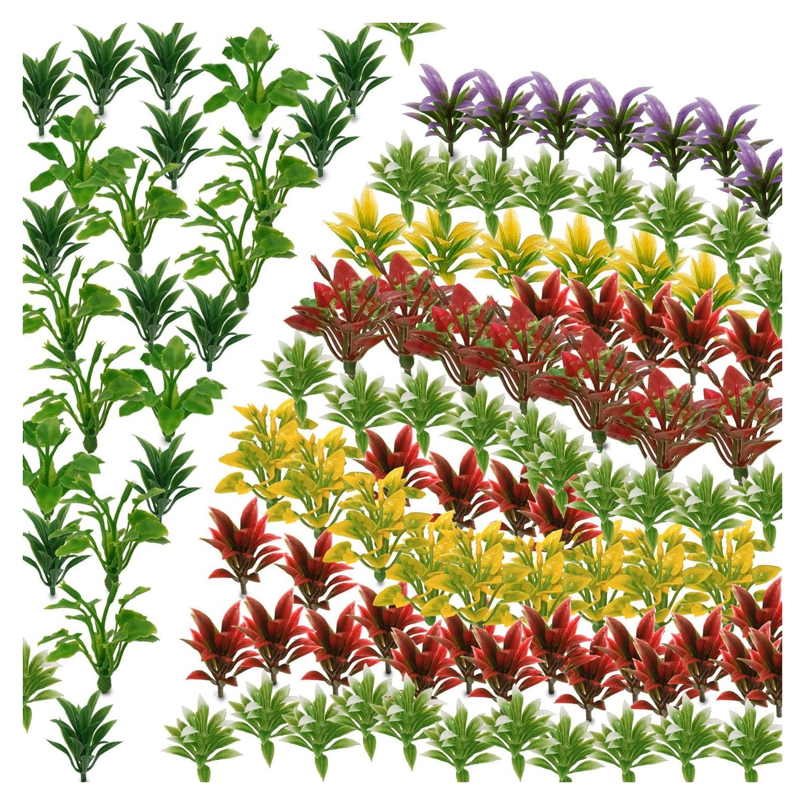 Plantas Miniatura OrgMemory 200 Pcs Coloridas 4cm