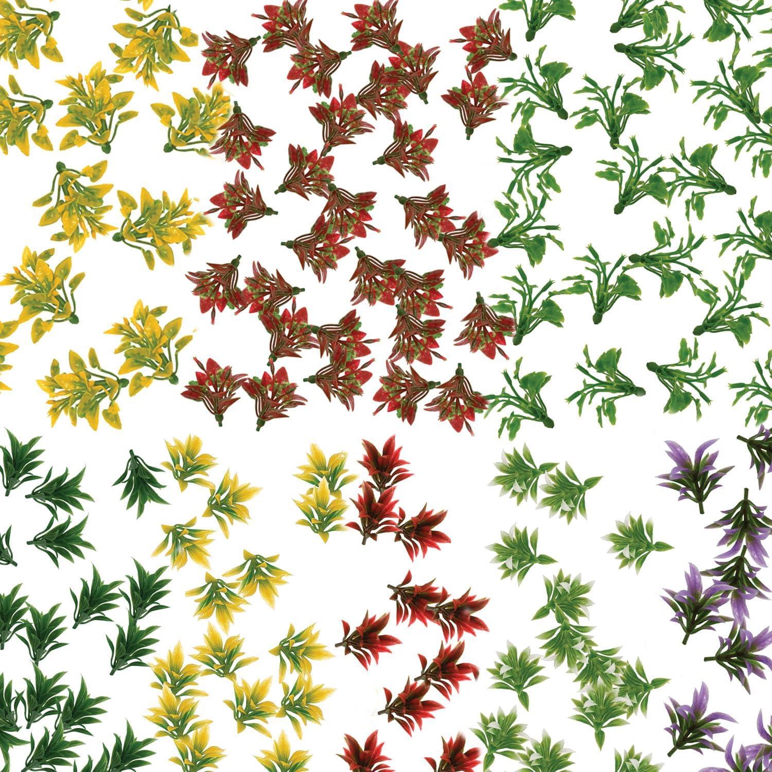 Plantas Miniatura OrgMemory 200 Pcs Coloridas 4cm