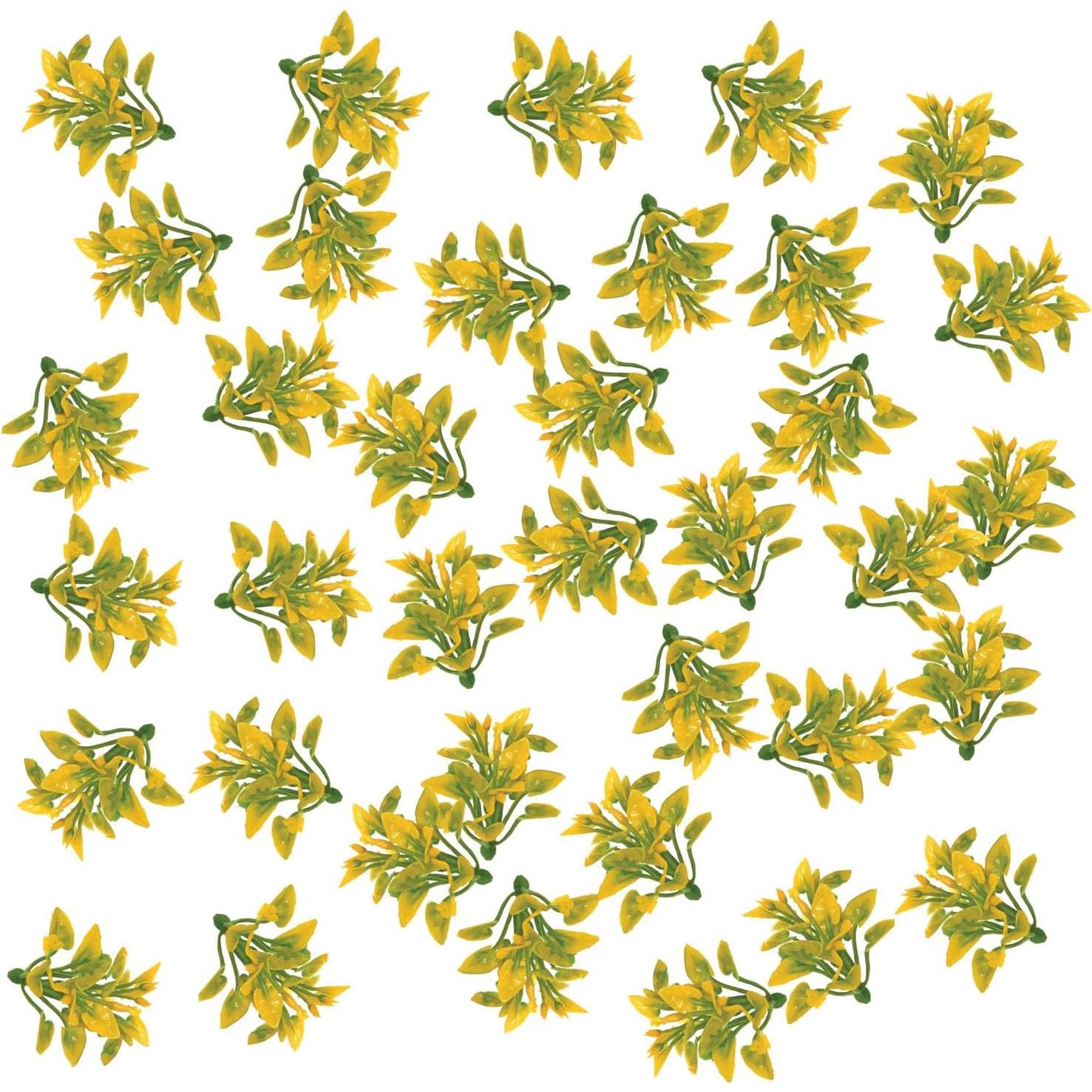 Plantas Miniatura OrgMemory 200 Pcs Coloridas 4cm