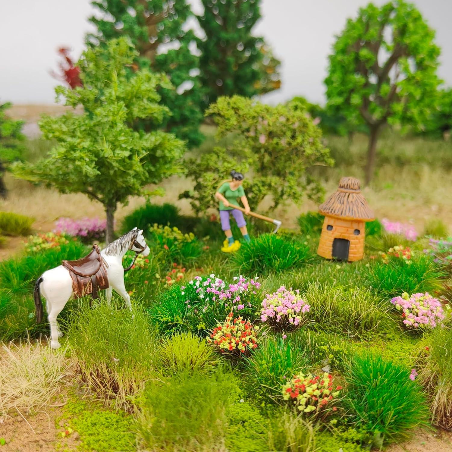 Kit de Escenografía de Césped Artificial Gdeplok 140 Piezas