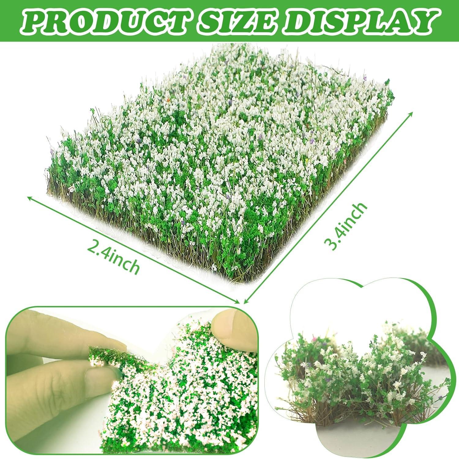 Racimos de Flores de Hierba Estática Warmtree para Dioramas