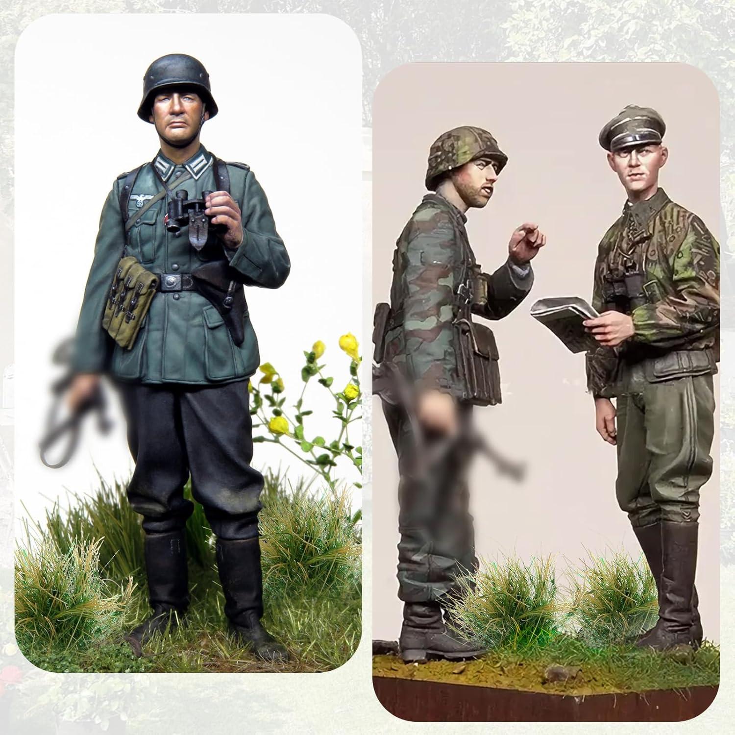 20 Piezas de Hierba Artificial Neyauo para Dioramas Verde