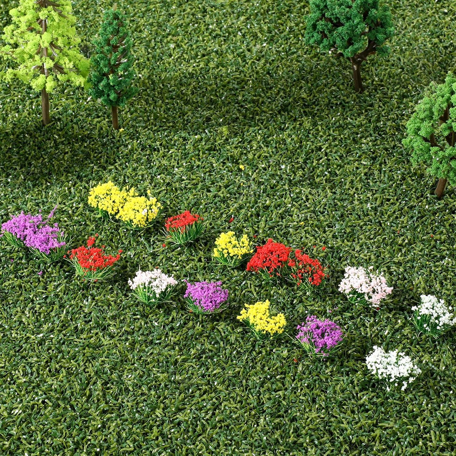 70 Piezas Flores Miniatura Coloridas Eldraqth para Dioramas