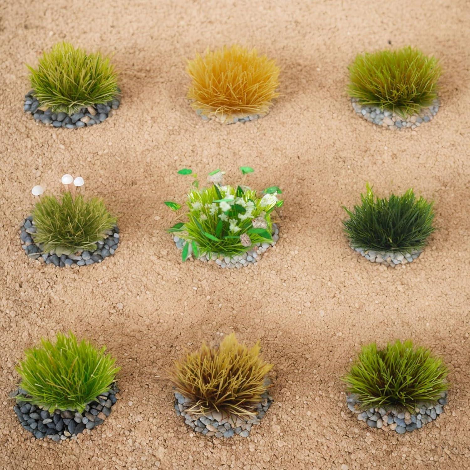 126 Piezas Césped Artificial POMKON para Dioramas y Modelos