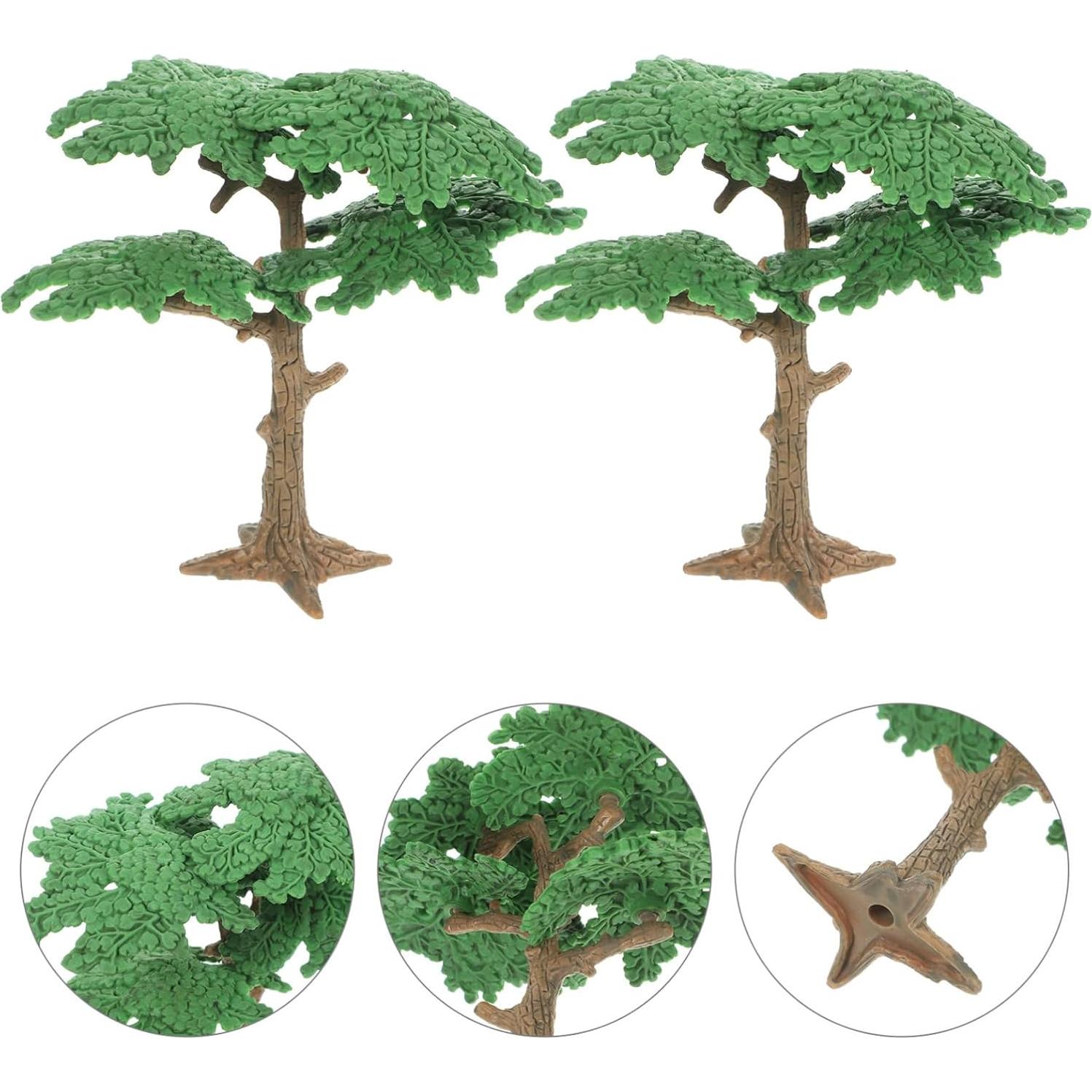 NOLITOY 3 Piezas Árboles Miniatura Artificiales 10.5 cm