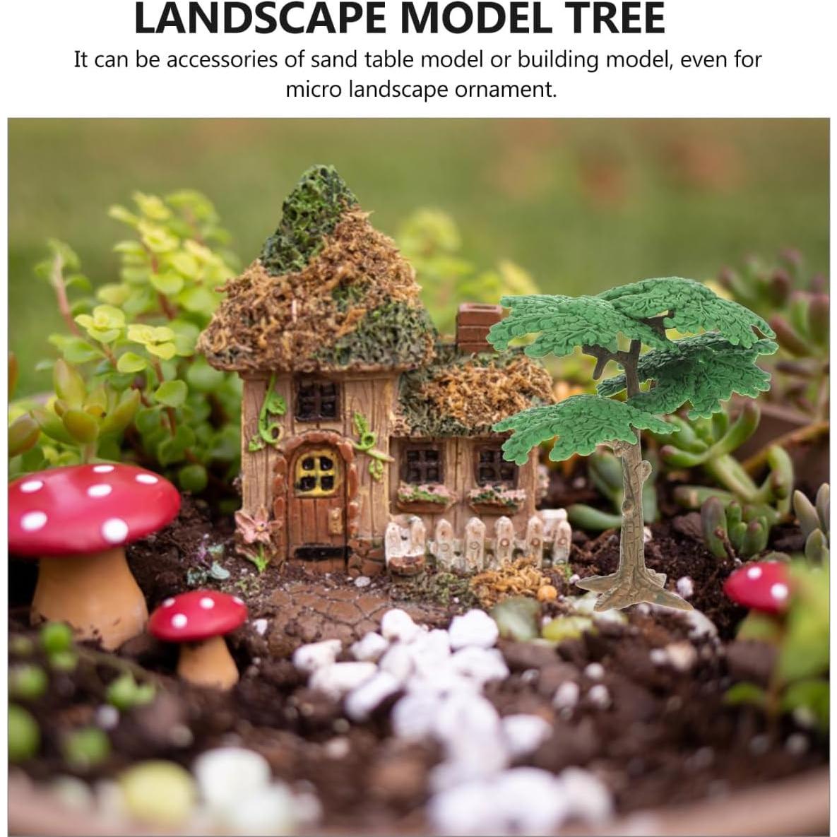 Árboles Miniatura para Diorama Homoyoyo 3 Piezas Multicolor