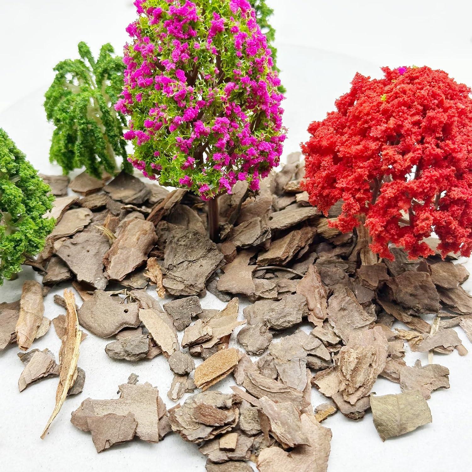 Kit de Corteza de Árbol para Diorama Woohome 100g 6-12mm