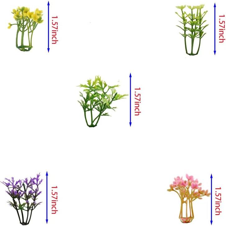 100 Árboles Mini Coloridos BAENRCY para Modelismo Escenario