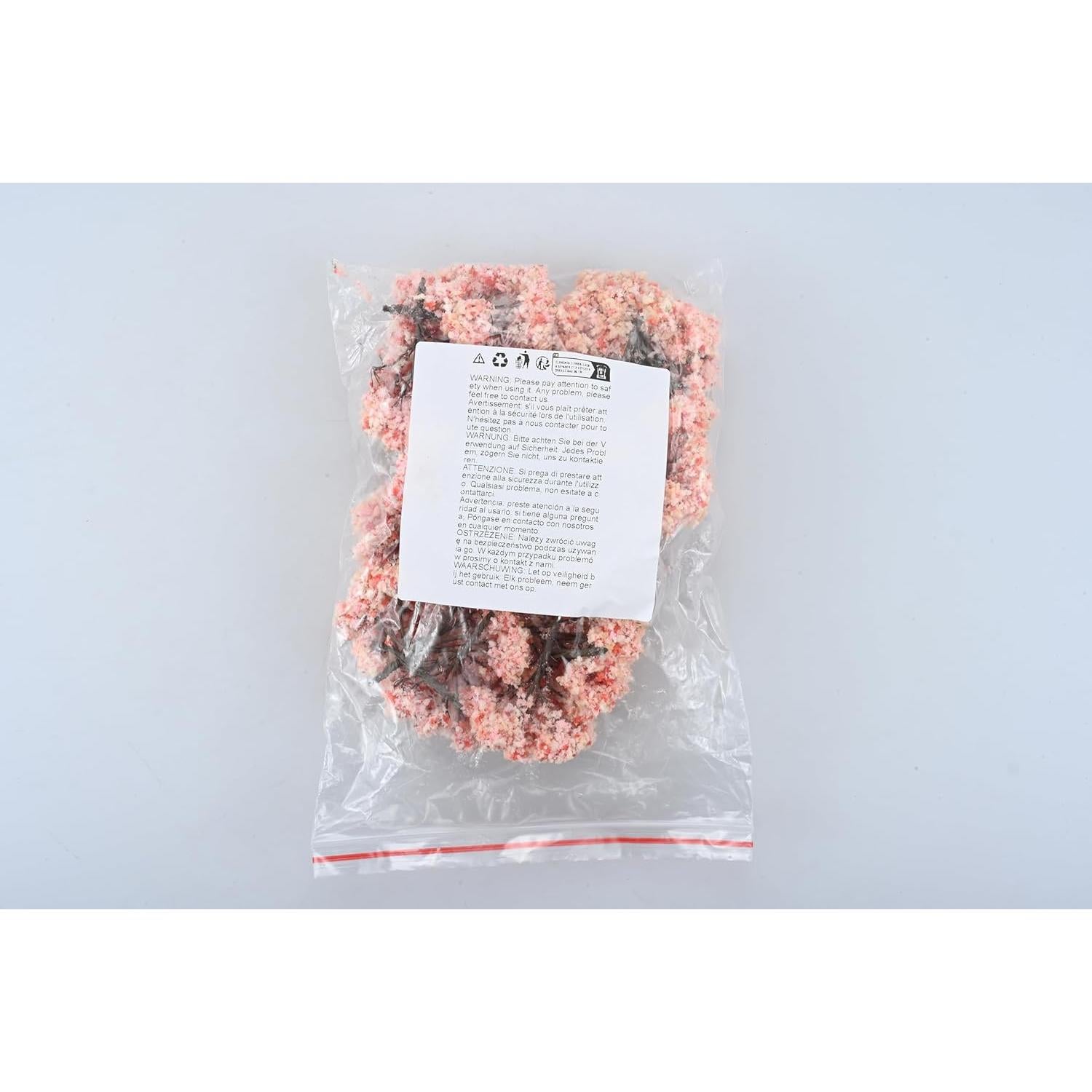 20 Árboles Modelo Flor de Cerezo Yetaha 6.5cm Decoración