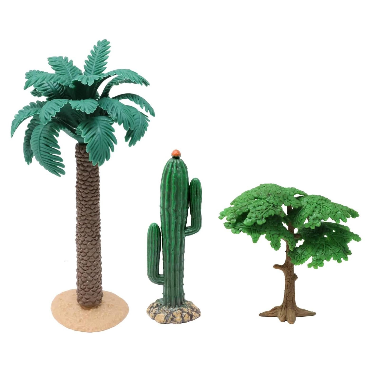 Plantas Miniatura Falsas Honbay - 3PCS Decoración Verde