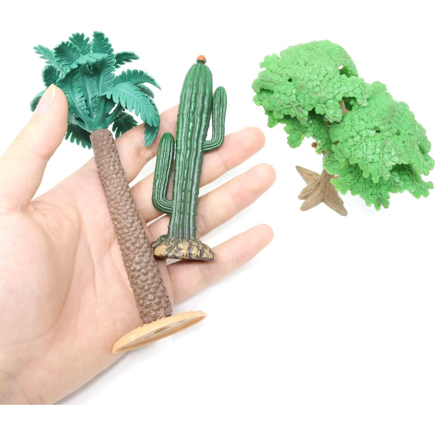 Plantas Miniatura Falsas Honbay - 3PCS Decoración Verde