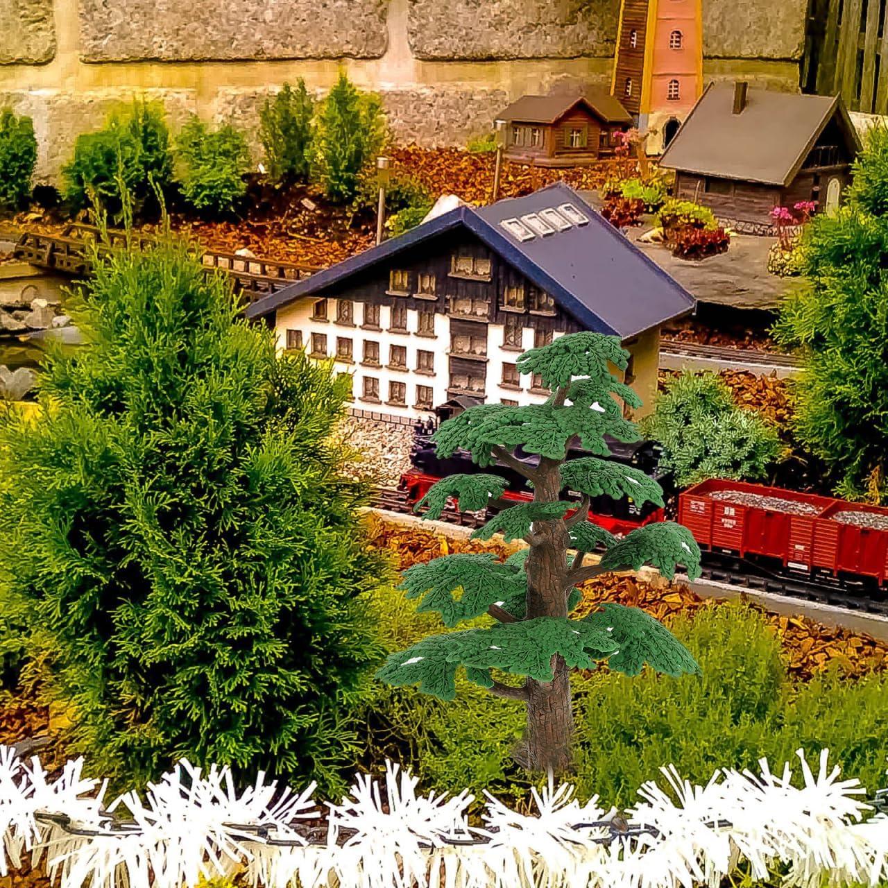 Modelo de Árbol Miniatura NUOBESTY 25x18.5cm para DIY