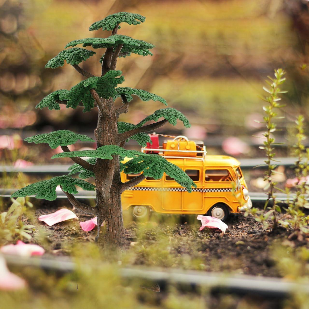 Modelo de Árbol Miniatura NUOBESTY 25x18.5cm para DIY