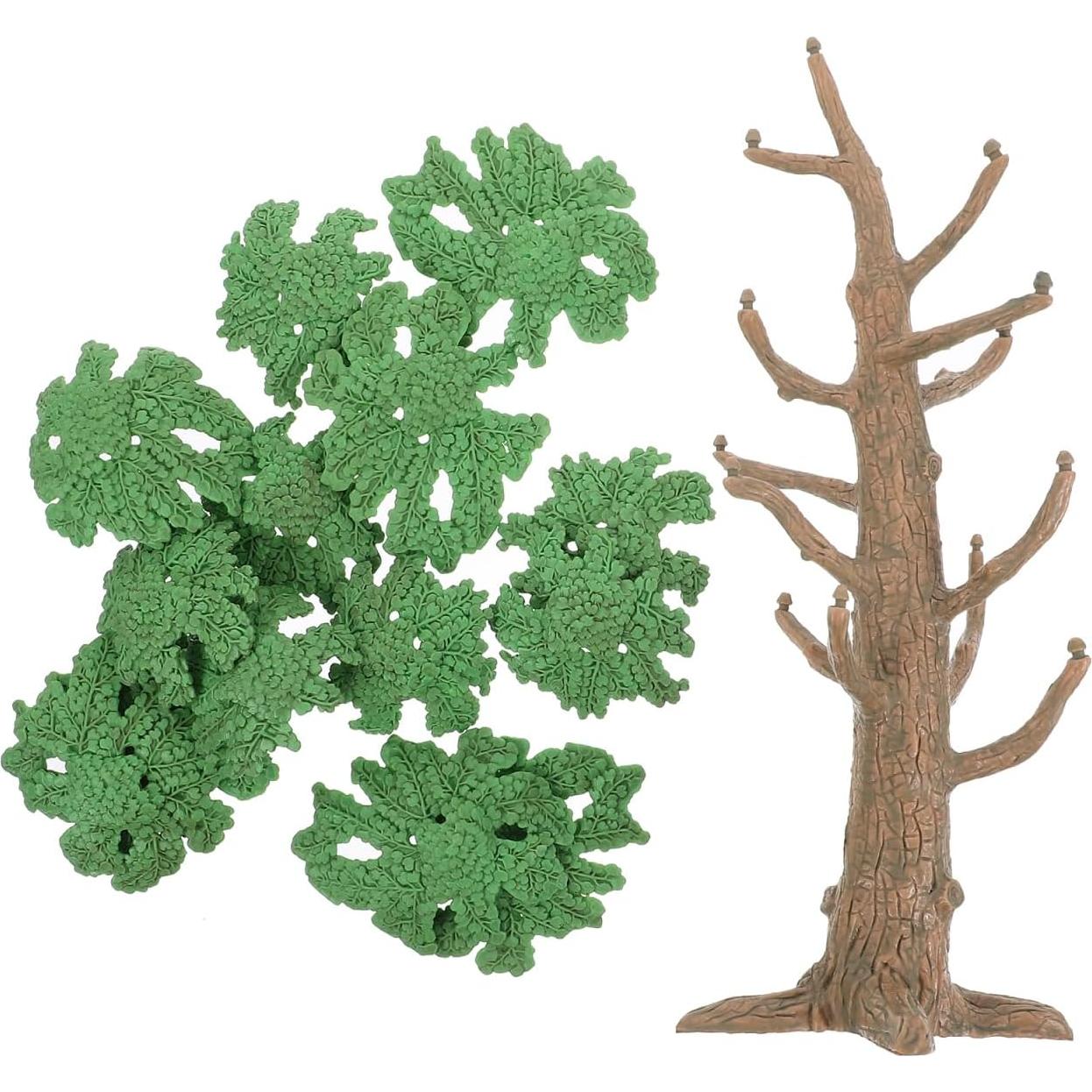 Modelo de Árbol Miniatura NUOBESTY 25x18.5cm para DIY