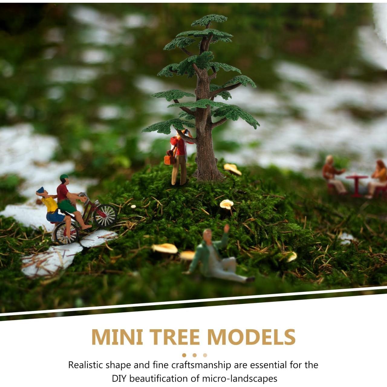 Modelo de Árbol Miniatura NUOBESTY 25x18.5cm para DIY