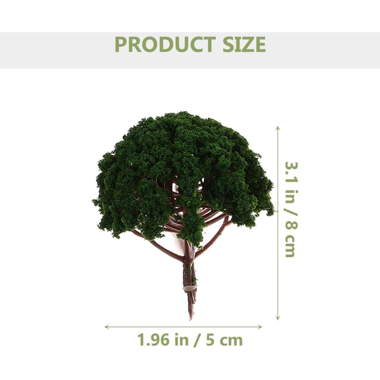 Housoutil Árboles Miniatura para Manualidades 20PCS 3-8cm