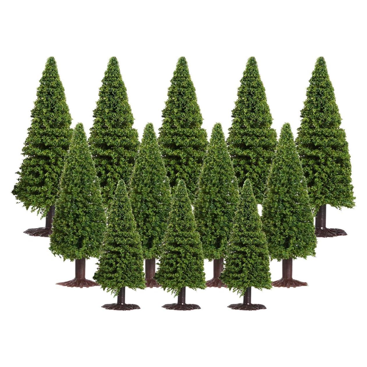 15 Árboles de Cedro Miniatura BESPORTBLE para Paisajes