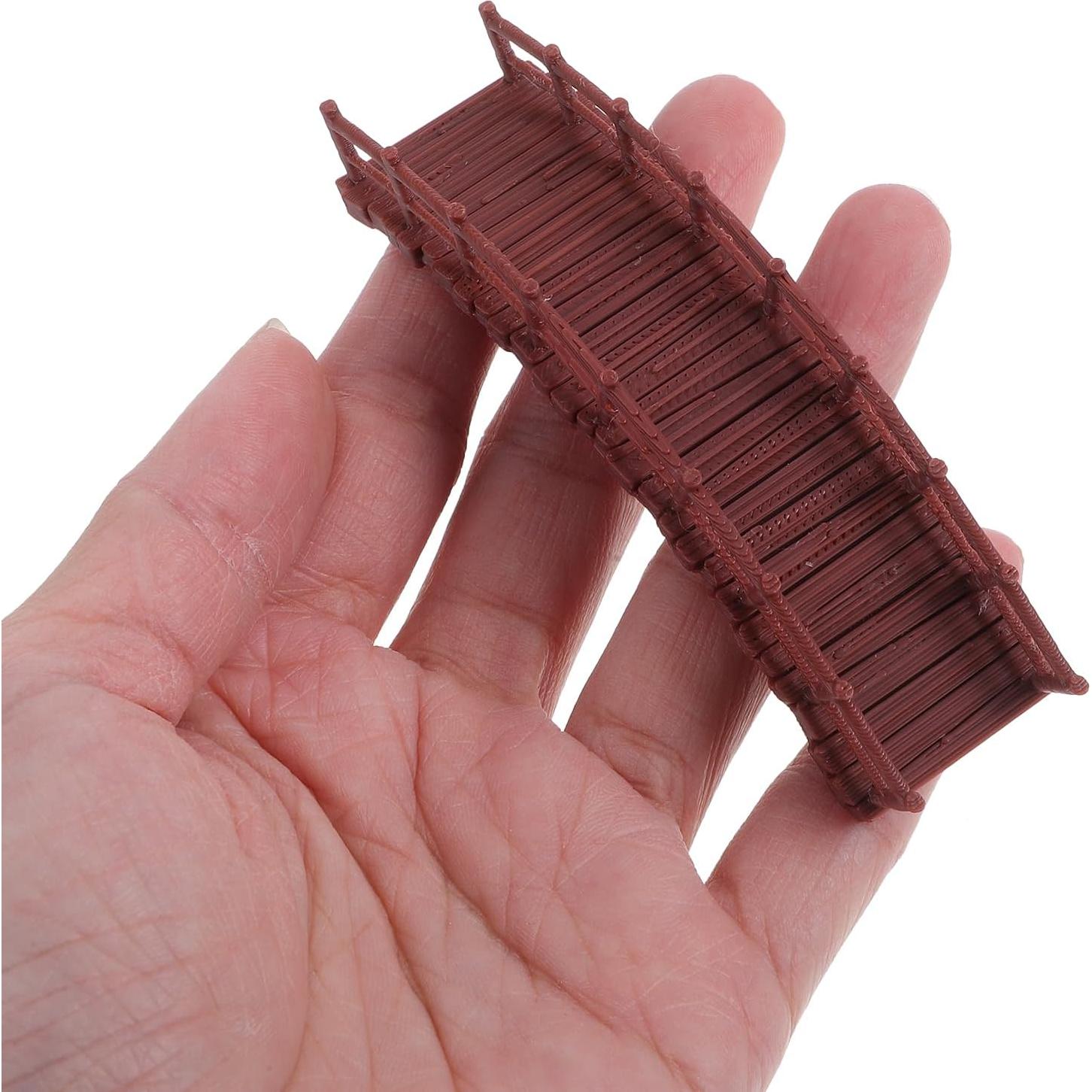 Puente Arco Miniatura LOGOFUN para Jardines de Bonsai 9x3cm