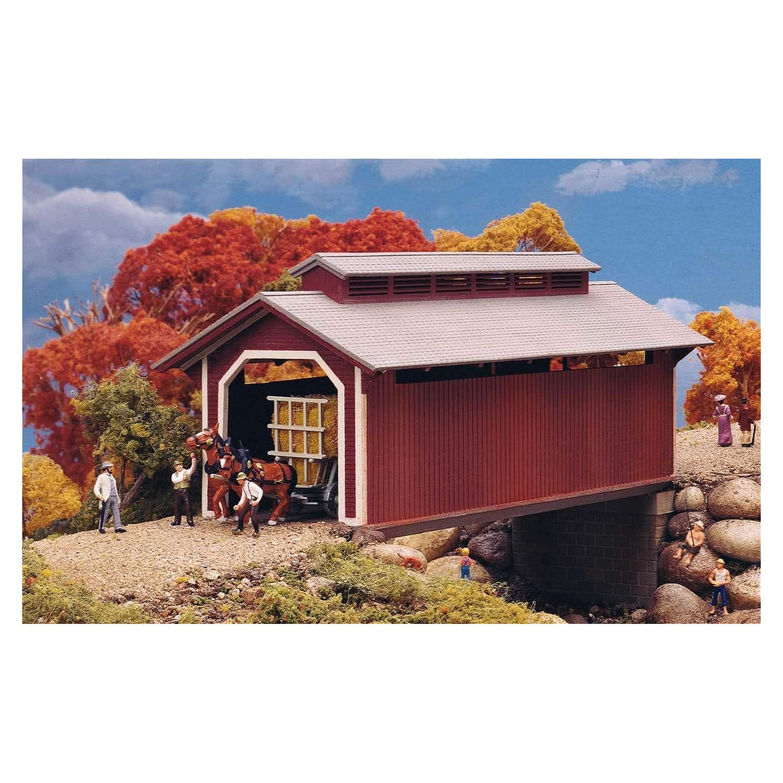 Puente Cubierto Walthers Cornerstone 27.94x6.35x18.42cm