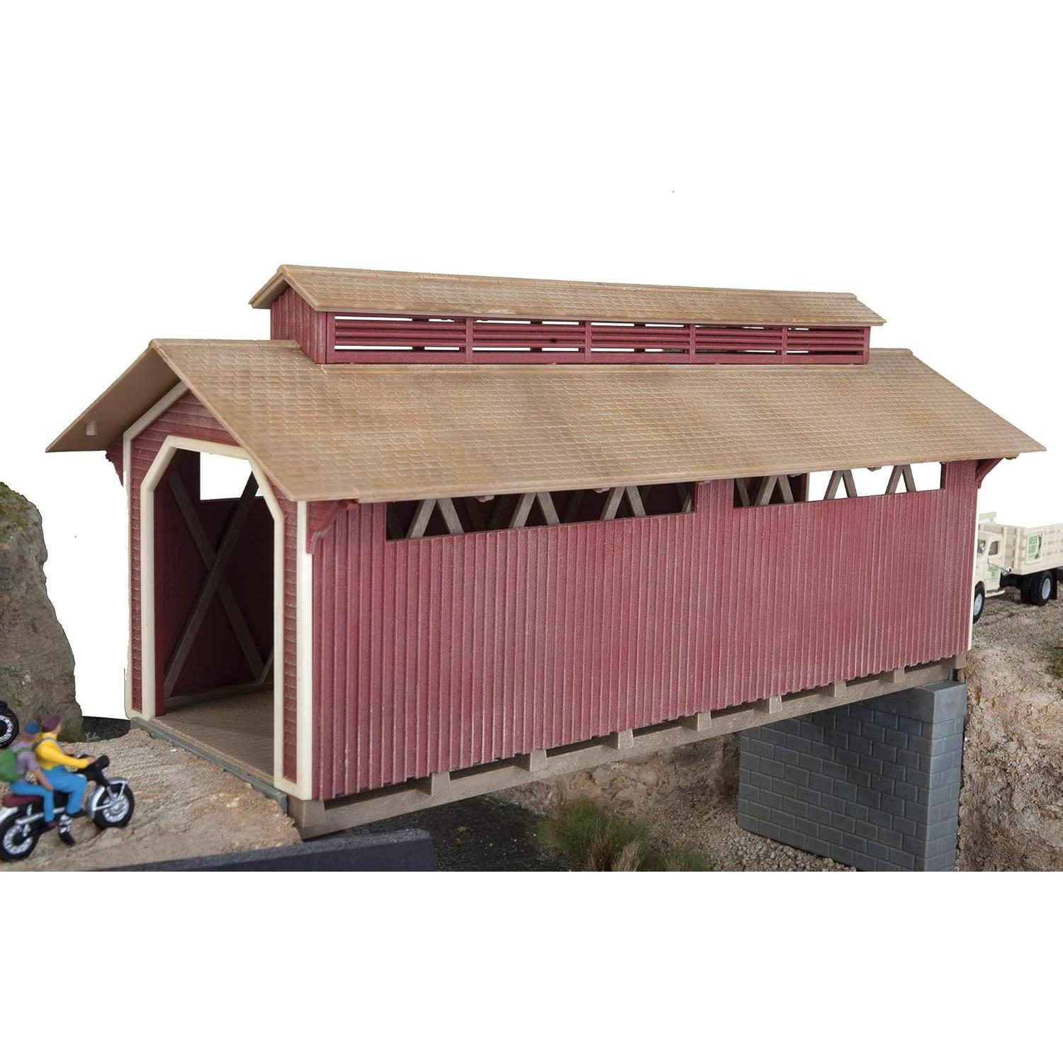 Puente Cubierto Walthers Cornerstone 27.94x6.35x18.42cm