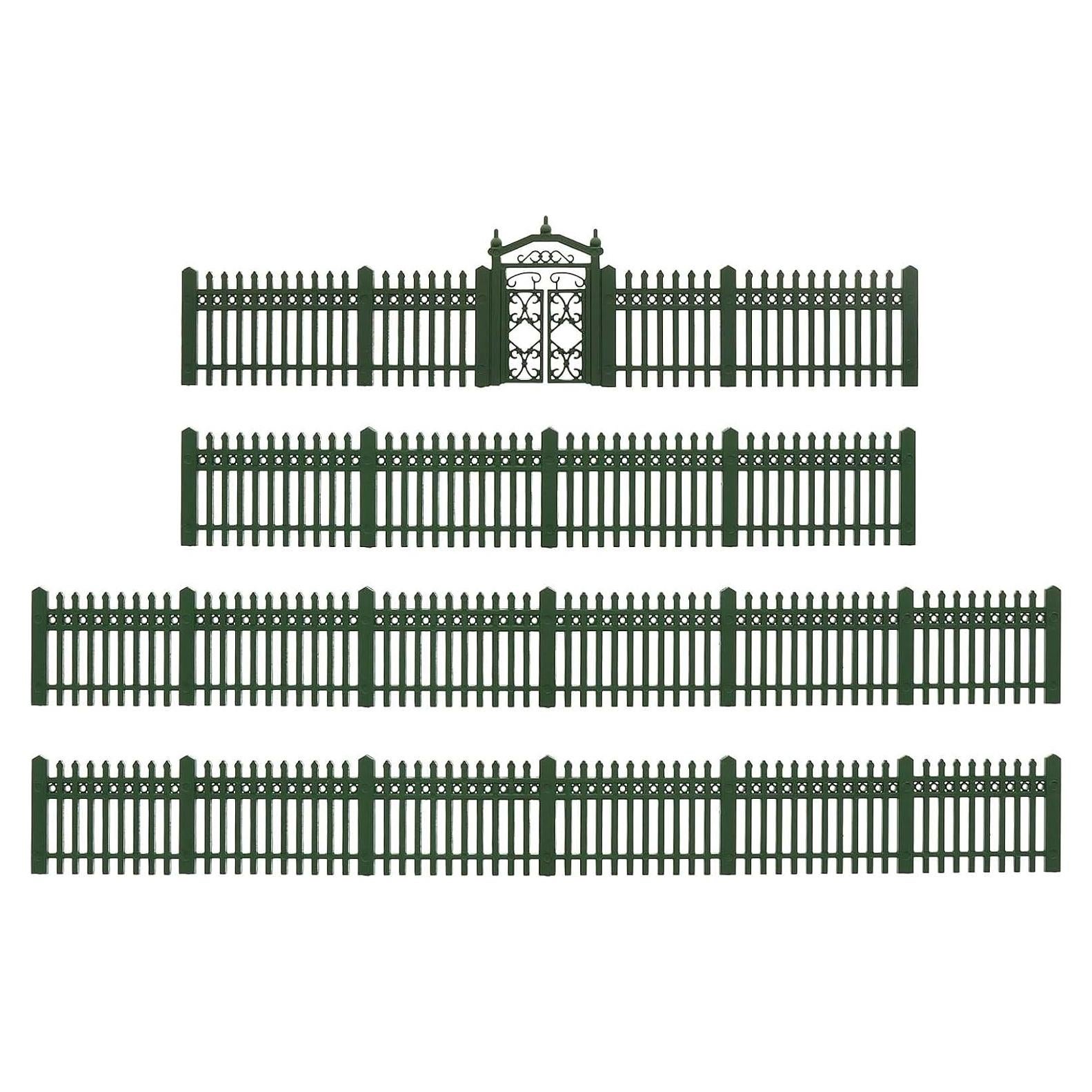 Cercas Modelo Escala O EVEMODEL Tipo A Verde 42.9x7.1cm