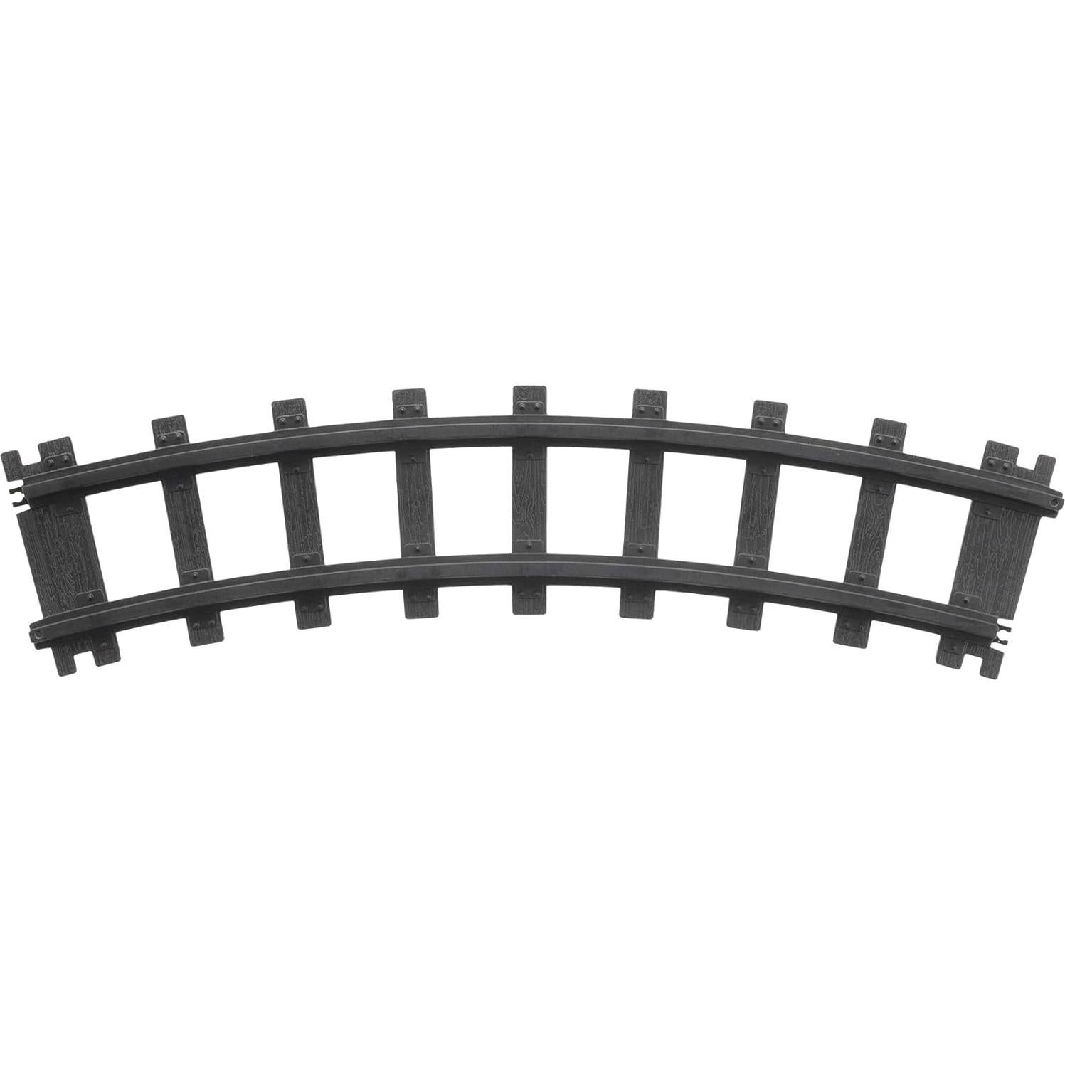 Paquete de Pista Curvada de Plástico Negro Lionel Gauge O 12 Piezas