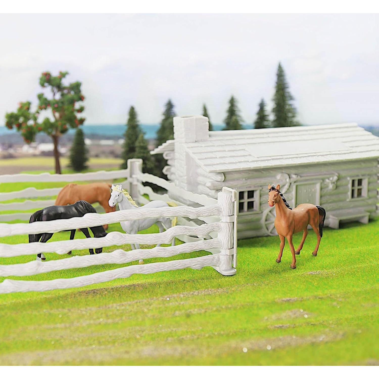 Modelo de Establo de Granja Evemodel JZO02JJ sin Pintar 1:48