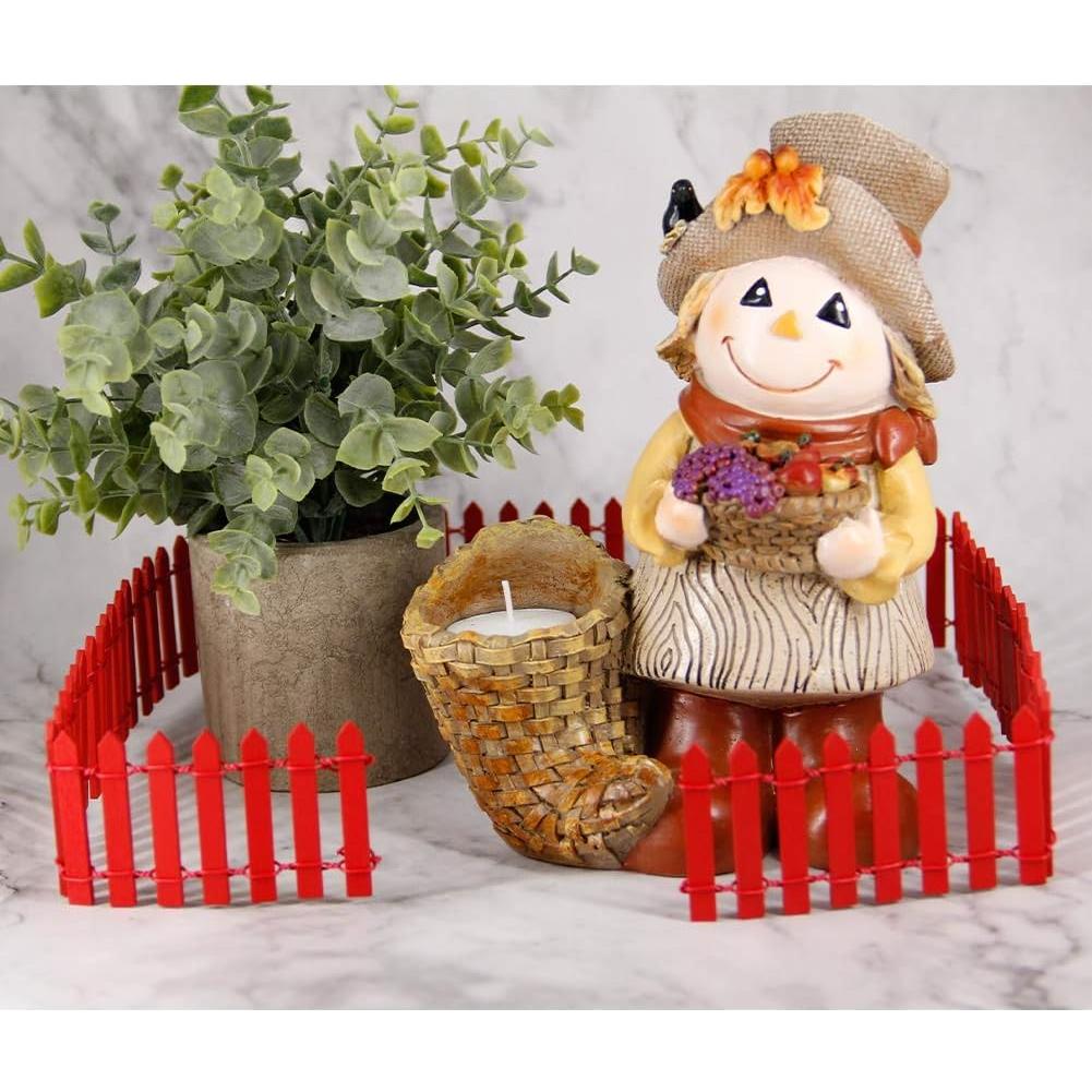 Valla Miniatura de Madera Prsildan 100 cm Roja para Hadas