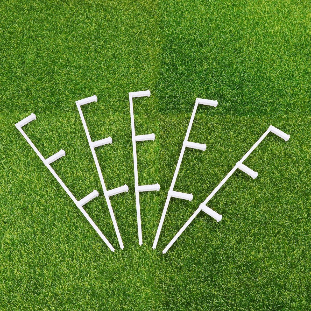 Cerca Miniatura de Jardín Cabilock 100 cm Plástico Blanco