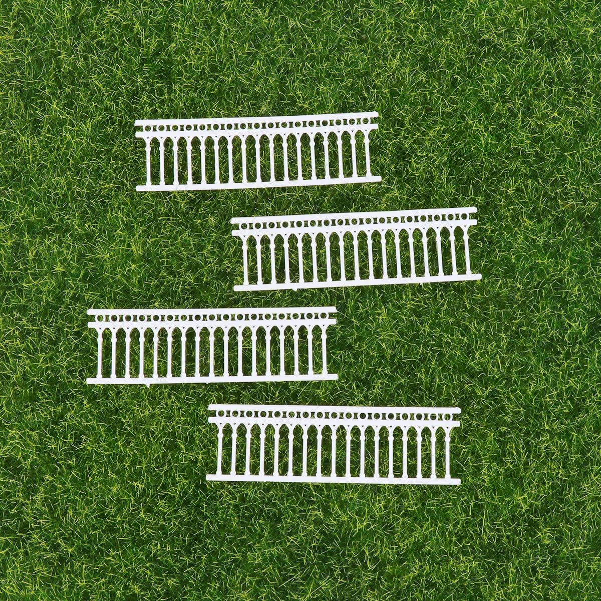 Cerca Miniatura de Jardín Cabilock 100 cm Plástico Blanco