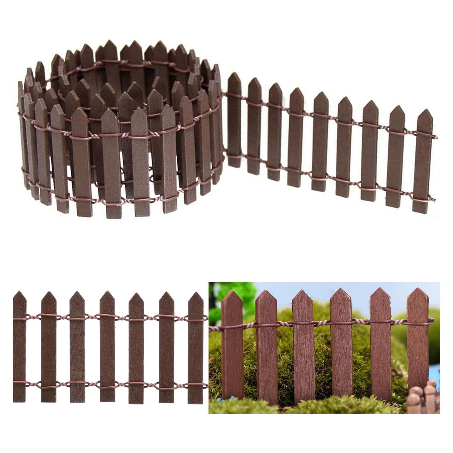 Valla de Jardín de Hadas Miniatura CozyCove 90 cm Blanca