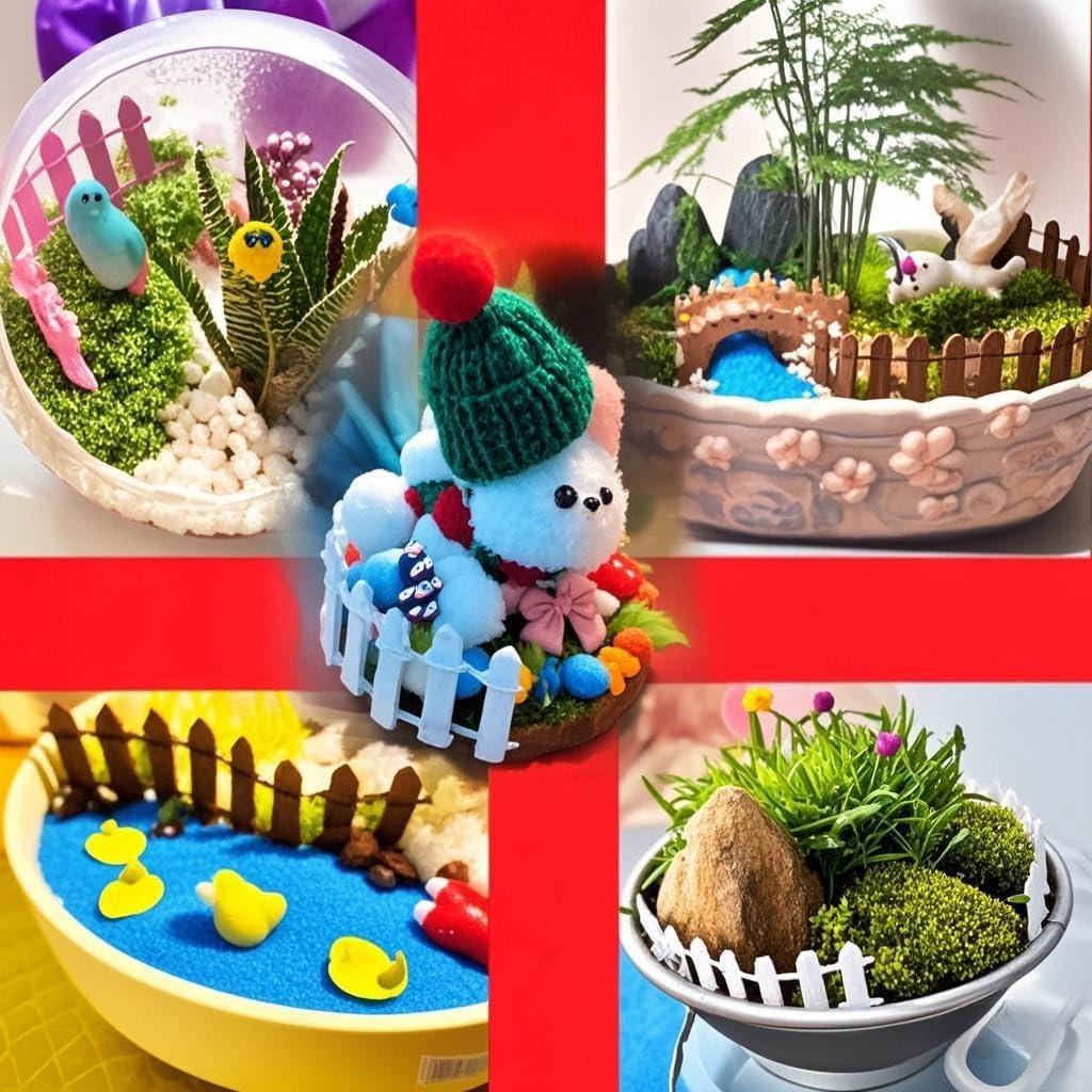 Valla de Jardín de Hadas Miniatura CozyCove 90 cm Blanca