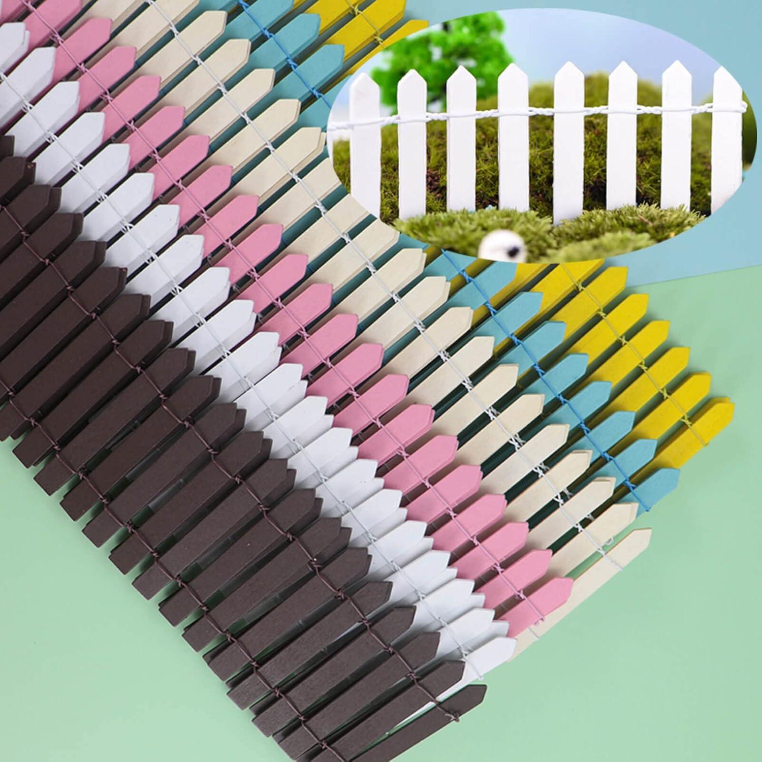 Valla de Jardín de Hadas Miniatura CozyCove 90 cm Blanca