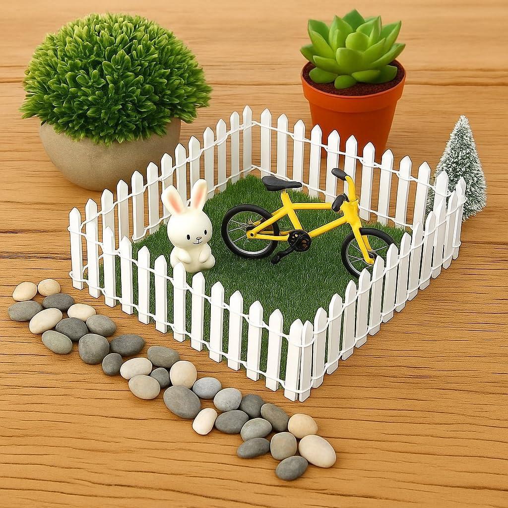 Cerca en Miniatura de Madera GALAOMA para Jardín de Hadas 101.6 cm