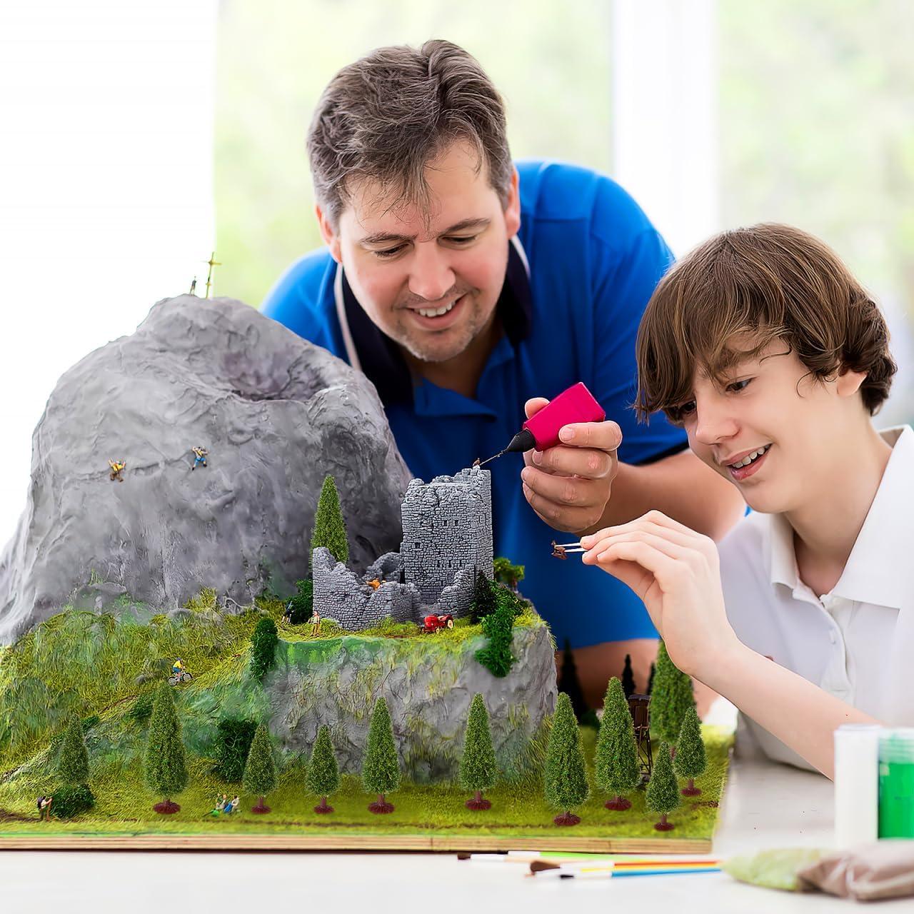 15 Árboles de Cedro en Miniatura FOMIYES para Dioramas 10cm