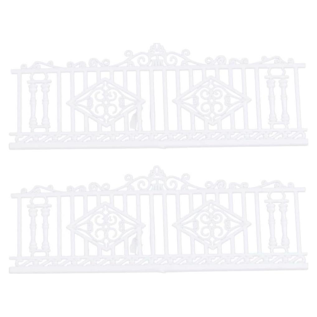 Cerca de Jardín Miniatura Cabilock 1 Metro Plástico Blanco